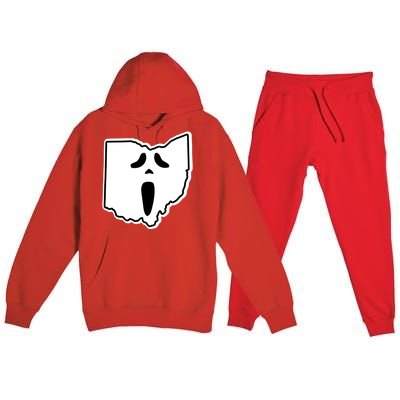 Scream Ohio Halloween Premium Hooded Sweatsuit Set