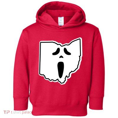 Scream Ohio Halloween Toddler Hoodie