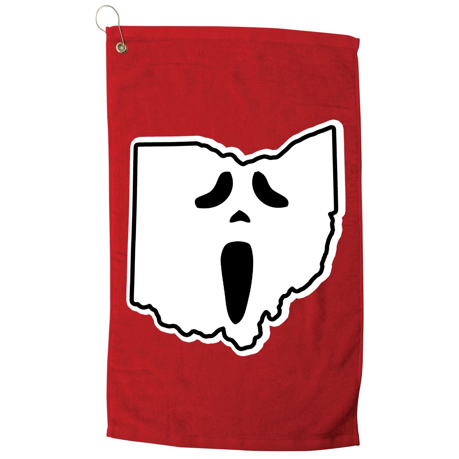 Scream Ohio Halloween Golf Towel