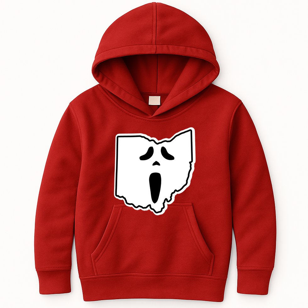 Scream Ohio Halloween Kids Hoodie