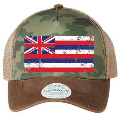 State Of Hawaii Flag Hawaiian Flag Island Hawaii Love Legacy Tie Dye Trucker Hat