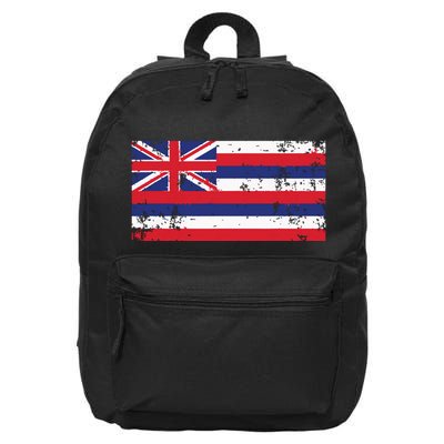 State Of Hawaii Flag Hawaiian Flag Island Hawaii Love 16 in Basic Backpack