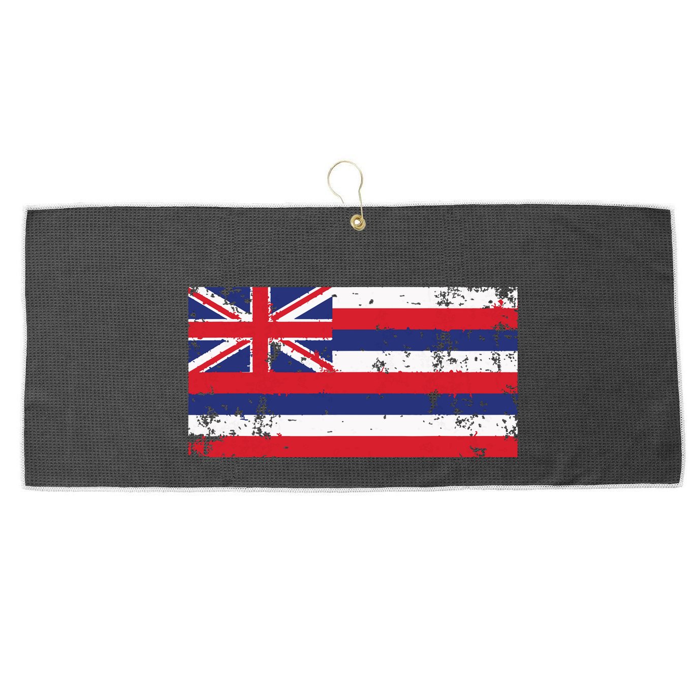 State Of Hawaii Flag Hawaiian Flag Island Hawaii Love Large Microfiber Waffle Golf Towel