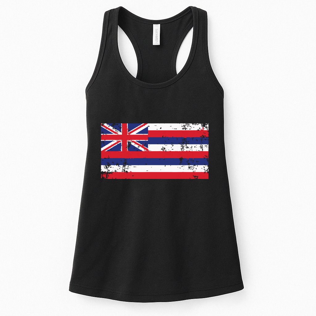 State Of Hawaii Flag Hawaiian Flag Island Hawaii Love Womens Tank Top