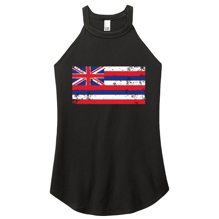 State Of Hawaii Flag Hawaiian Flag Island Hawaii Love Women's Perfect Tri Rocker Tank