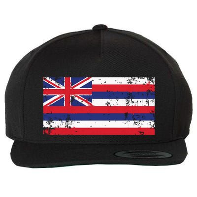 State Of Hawaii Flag Hawaiian Flag Island Hawaii Love Wool Snapback Cap