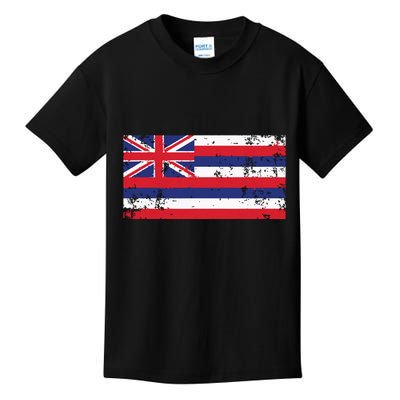 State Of Hawaii Flag Hawaiian Flag Island Hawaii Love Kids T-Shirt