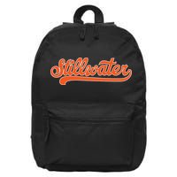 Stillwater Oklahoma Home State 16 in Basic Backpack