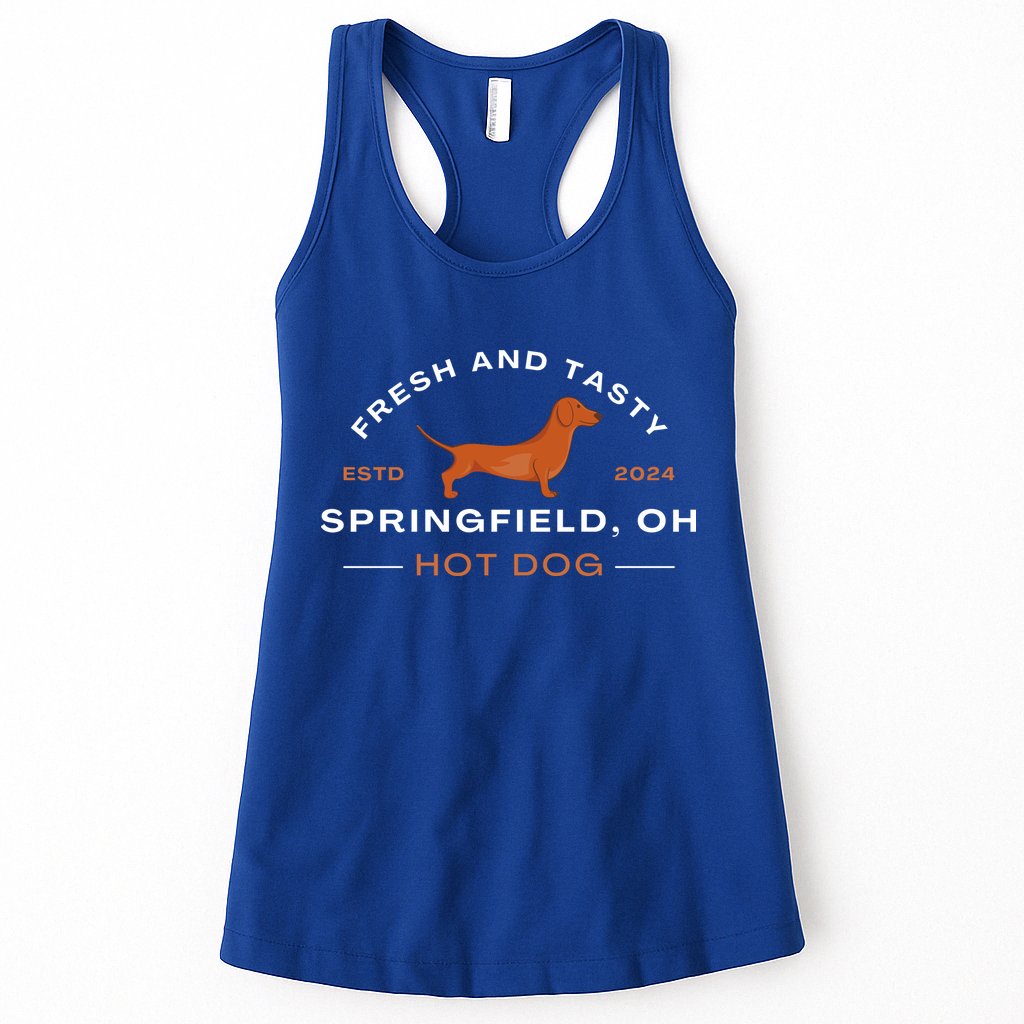 Springfield Ohio Hot Dog Womens Tank Top