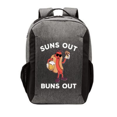 Suns Out Hot Dog Buns Out Funny Sausage Meaningful Gift Vector Backpack