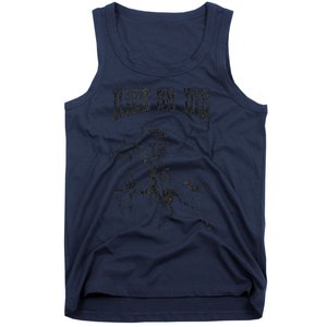 Skeleton On Horse Tank Top