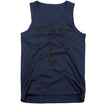 Skeleton On Horse Tank Top