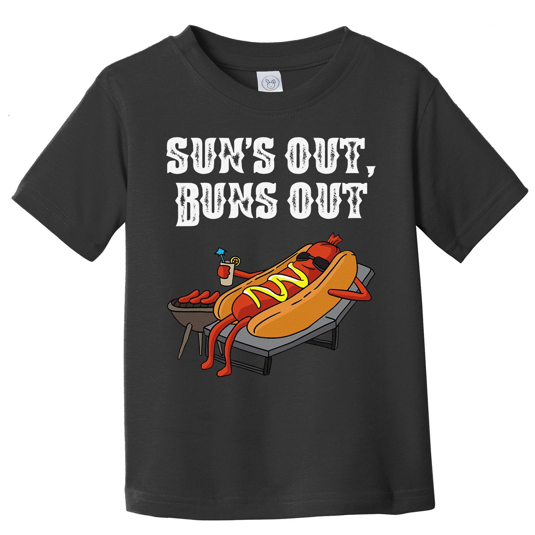 Suns Out Hot Dog Buns Out Funny Sausage BBQ Food Lover Gift Toddler T-Shirt