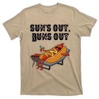 Suns Out Hot Dog Buns Out Funny Sausage BBQ Food Lover Gift T-Shirt