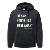 Sandra Oh It’S An Honor Just To Be Asian Performance Fleece Hoodie