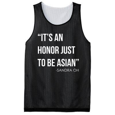 Sandra Oh It’S An Honor Just To Be Asian Mesh Reversible Basketball Jersey Tank