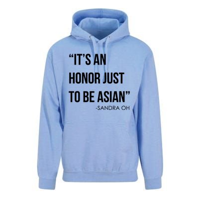 Sandra Oh It’S An Honor Just To Be Asian Unisex Surf Hoodie