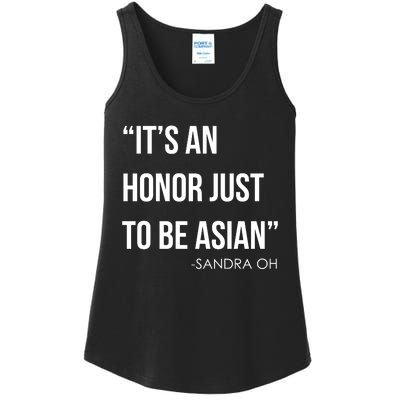 Sandra Oh It’S An Honor Just To Be Asian Ladies Essential Tank