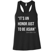 Sandra Oh It’S An Honor Just To Be Asian Women's Racerback Tank