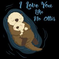 Sea Otters: I Love You Like No Otter Gift Cooling Performance Crew T-Shirt