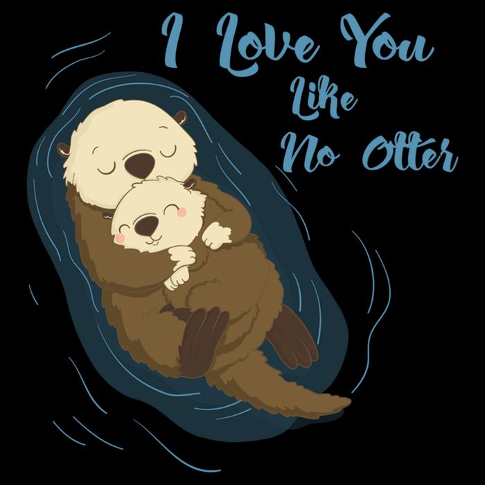 Sea Otters: I Love You Like No Otter Gift Cooling Performance Crew T-Shirt