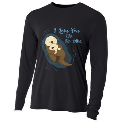 Sea Otters: I Love You Like No Otter Gift Cooling Performance Long Sleeve Crew