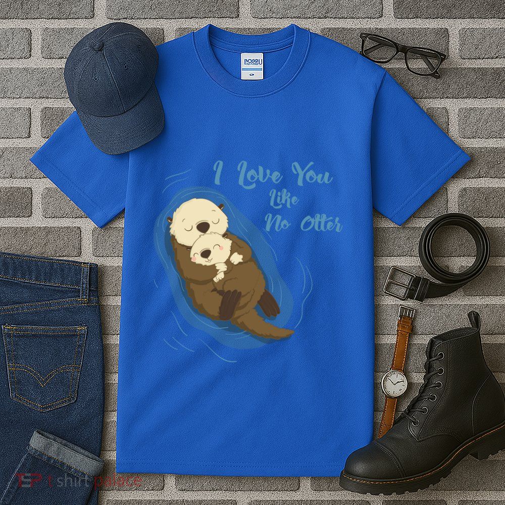 Sea Otters: I Love You Like No Otter Gift Tall T-Shirt