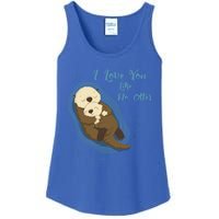 Sea Otters: I Love You Like No Otter Gift Ladies Essential Tank