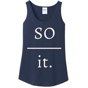 So Over It. Ladies Essential Tank