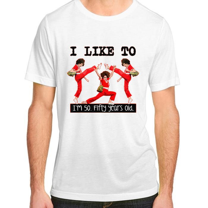 Sally OMalley IM 50 I Like To Kick Streth And Kick Adult ChromaSoft Performance T-Shirt