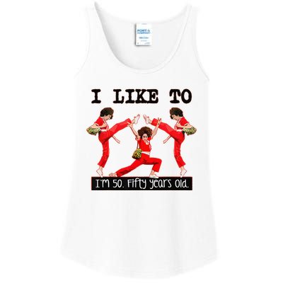 Sally OMalley IM 50 I Like To Kick Streth And Kick Ladies Essential Tank