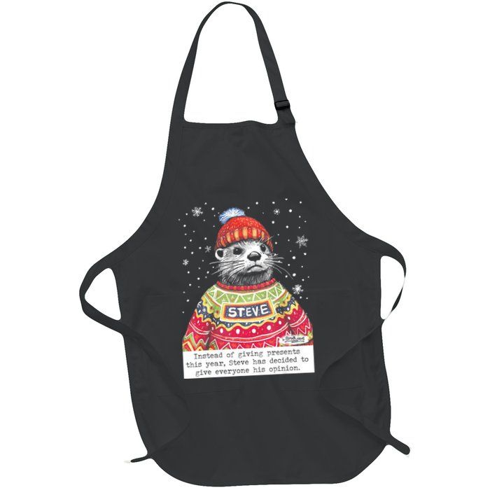 Steve Otter Instead Of Giving Presents This Year Full-Length Apron With Pockets