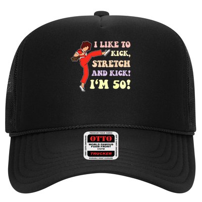 Sally OMalley IM 50 I Like To Kick Streth And Kick Trucker Hat