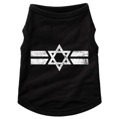 State Of Israel National Flag Of Zion Star Of David Roundel Doggie Tank
