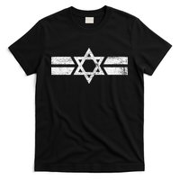 State Of Israel National Flag Of Zion Star Of David Roundel T-Shirt