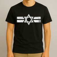 State Of Israel National Flag Of Zion Star Of David Roundel T-Shirt