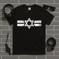 State Of Israel National Flag Of Zion Star Of David Roundel T-Shirt