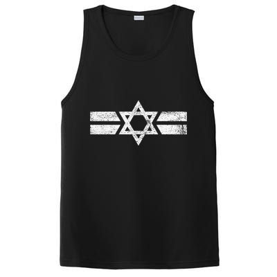 State Of Israel National Flag Of Zion Star Of David Roundel PosiCharge Competitor Tank