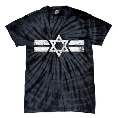 State Of Israel National Flag Of Zion Star Of David Roundel Tie-Dye T-Shirt