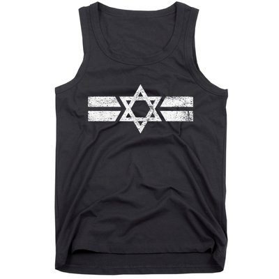 State Of Israel National Flag Of Zion Star Of David Roundel Tank Top