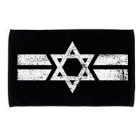 State Of Israel National Flag Of Zion Star Of David Roundel Microfiber Hand Towel