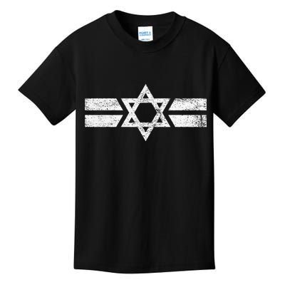 State Of Israel National Flag Of Zion Star Of David Roundel Kids T-Shirt