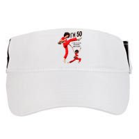 Sally OMalley IM 50 I Like To Kick Streth And Kick Adult Drive Performance Visor