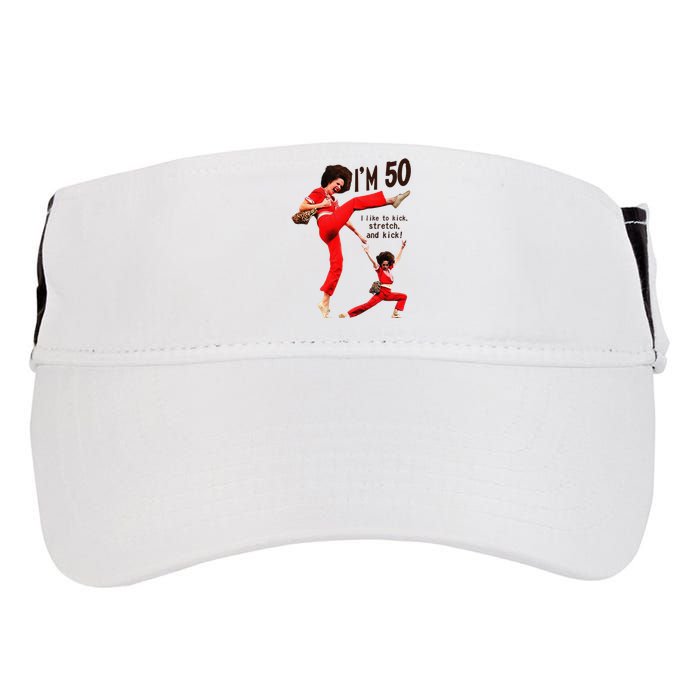 Sally OMalley IM 50 I Like To Kick Streth And Kick Adult Drive Performance Visor