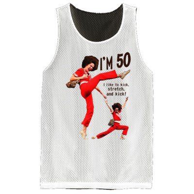 Sally OMalley IM 50 I Like To Kick Streth And Kick Mesh Reversible Basketball Jersey Tank