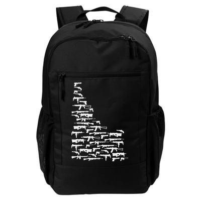 State Of Idaho Made Up Of Guns 2nd Amendment Daily Commute Backpack