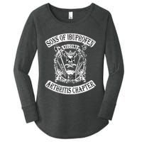 Sons of Ibuprofen Arthritis Chapter Funny Old Biker Women's Perfect Tri Tunic Long Sleeve Shirt