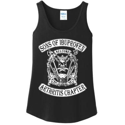 Sons of Ibuprofen Arthritis Chapter Funny Old Biker Ladies Essential Tank