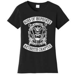 Sons of Ibuprofen Arthritis Chapter Funny Old Biker Women's T-Shirt