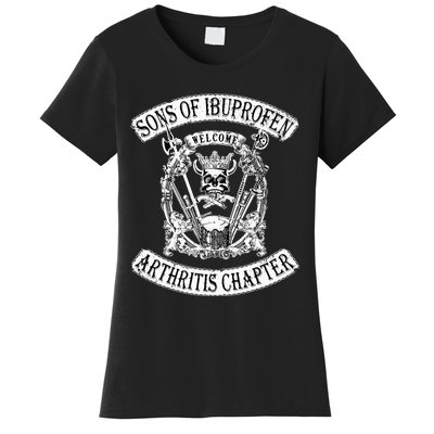 Sons of Ibuprofen Arthritis Chapter Funny Old Biker Women's T-Shirt